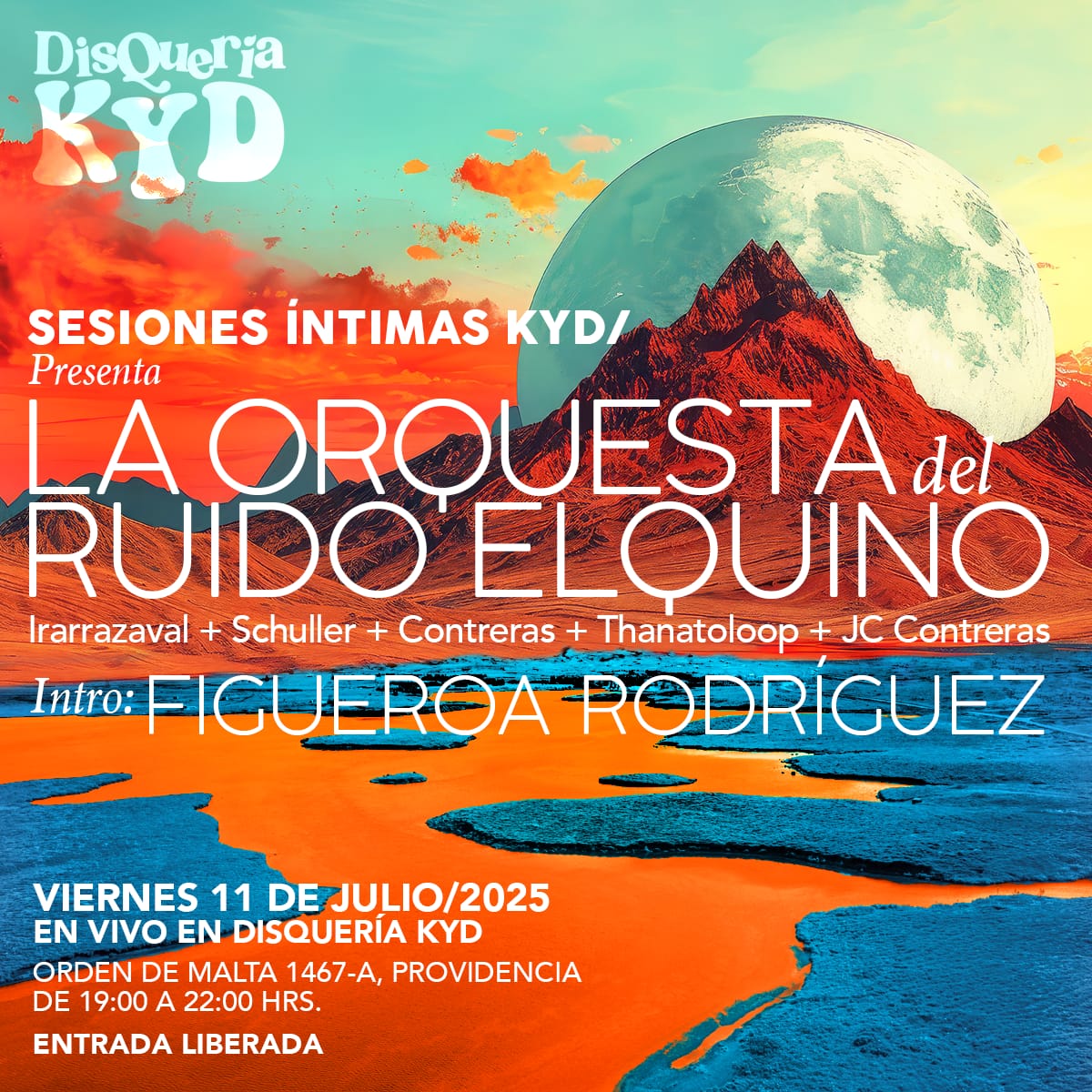 Juan Carlos Contreras de Agrupación Ciudadanos remata su residencia en disquería KYD